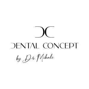 logo dental concept mihali